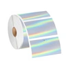 Etykiety Phomemo WP6040-180LS 60 x 40 mm 180 szt. / błyszczący srebrny / czarny nadruk / do drukarek serii M