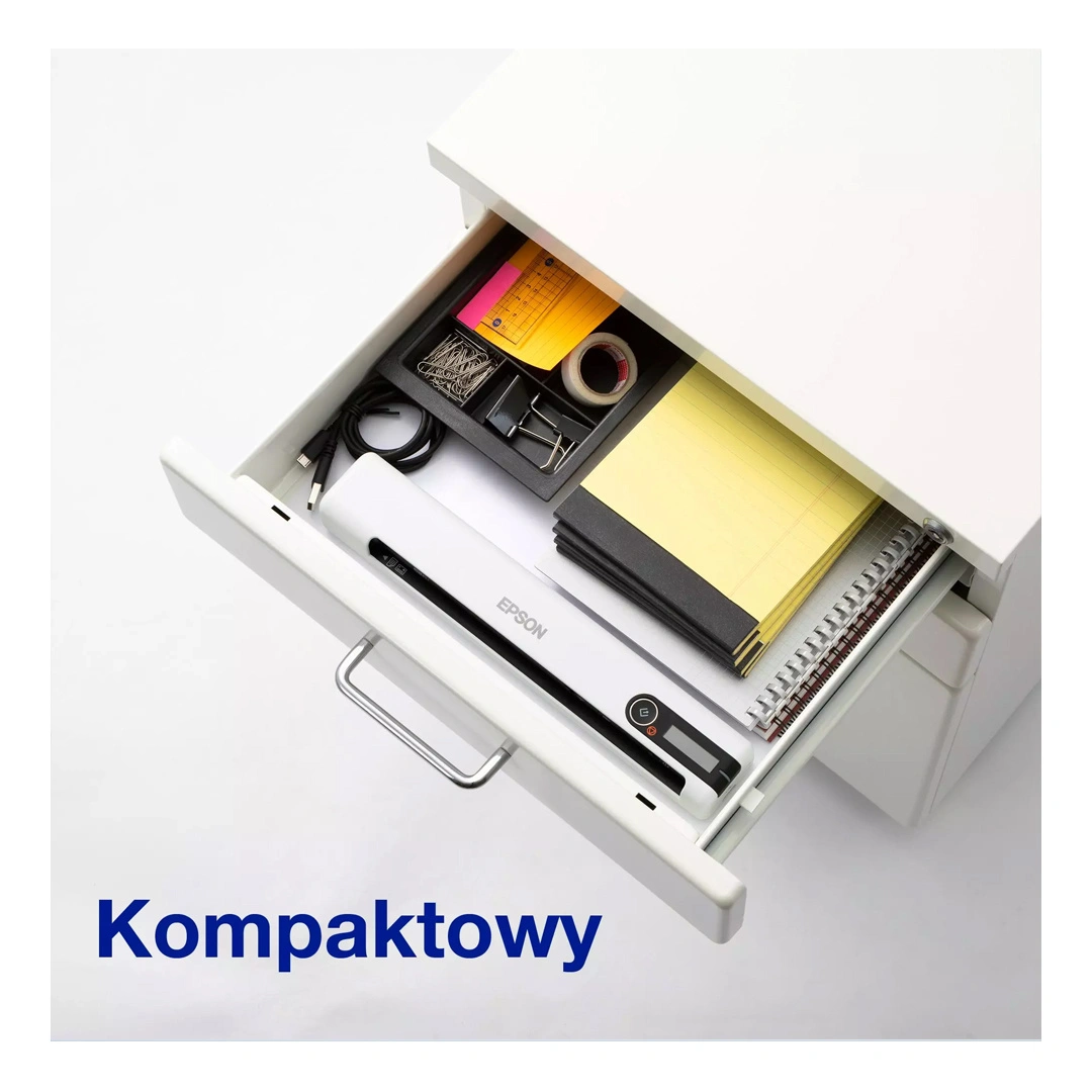 Skaner dokumentów Epson DS-80W / mobilny / 4 s na stronę / Wi-Fi / USB / akumulator