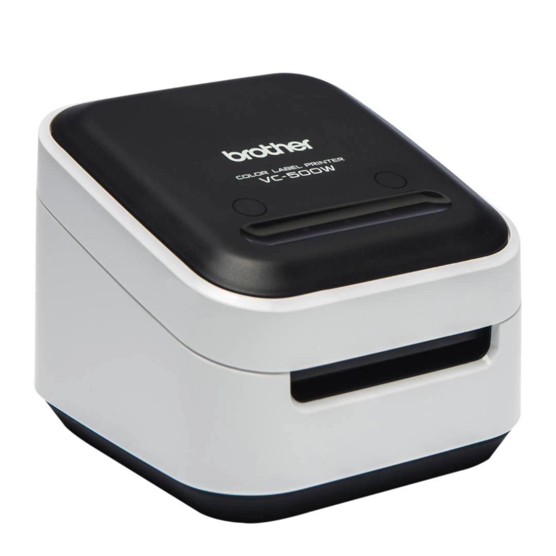 Drukarka etykiet Brother VC-500W ZINK 313 dpi / do 50 mm / PC / Mac / USB / Wi-Fi / AirPrint / z dodatkową taśmą w zestawie